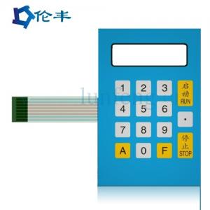 China Flat Keys Waterproof Membrane Keypad PET Metal Dome Membrane Switch on sale