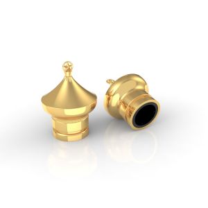 Cheap Zinc Alloy Metal Perfume Cap in Customized Sizes and Colors for Eco-friendly Packaging for sale