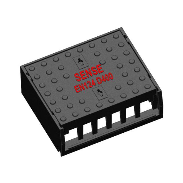 Quality Black Ductile Iron Grating EN GJS500-7 Gully Grating Besideroad wholesale