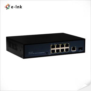 8 Port 802.3at PoE Switch + 1-Port Uplink Ethernet + 1-Port Gigabit