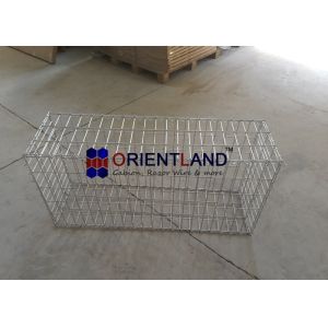 50×100mm Welded Galvanized Gabion Baskets Garden Border Walls Rectangular Hole