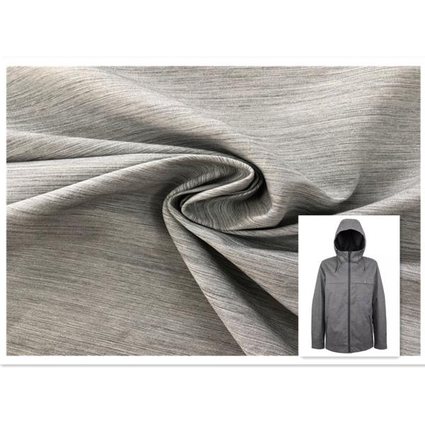 Smooth Surface 100 Polyester Elastane Fabric Stretch Two - Tone Coating Good