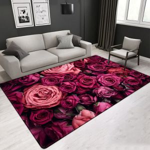 High quality factory direct sale living room center area rug custom size & thickness