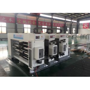 small carton lead edge feeder flexo double color printer slotter machine