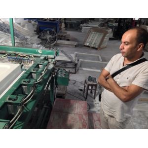 acrylic bathtub making skills training--customer from Algeria Mr Salem