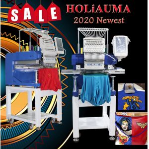 High quality 1200rpm speed dahao computer small cap embroidery machine