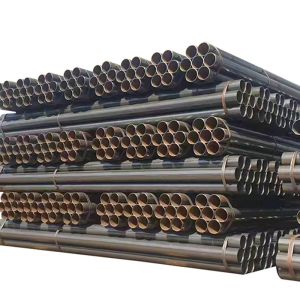 ISO9001 Certified Carbon Steel Round Welded Pipe for Large Diameter Construction