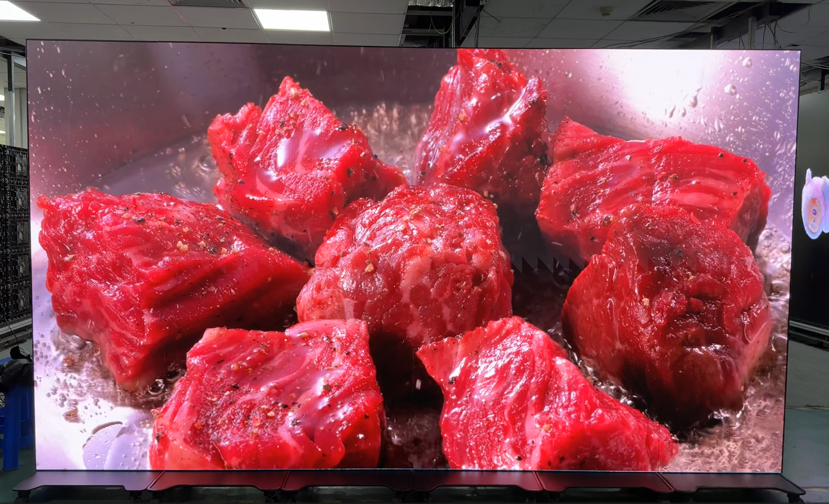 COB LED Poster HD LED Display with Front Service Pixel Failure