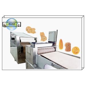 Small Capacity Automatic Biscuit Production Line 300Kg/H Capacity Stainless