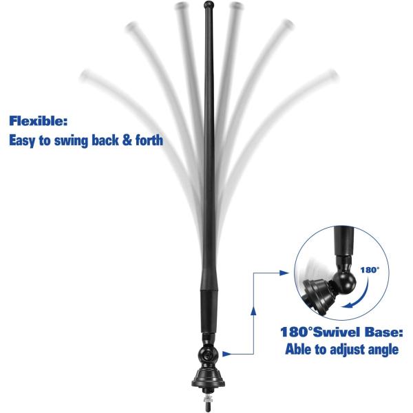 Marine Boat Car Home Radio Flexible FM/AM with 5dBi Gain 88-108Mhz Frequency Range