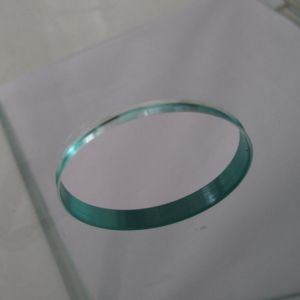 Frost Tempered Glass Door Sliding With Polished Round Hole Handle