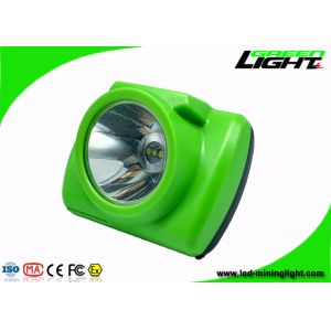 Portable 13000 Lux Cree Led Miner Headlamp with OLED Display SOS 232lum