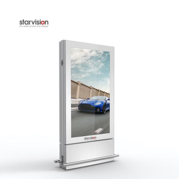 Quality Standalone 55inch 500 nits OOH Display Shopping Mall Led Screen With Camera wholesale