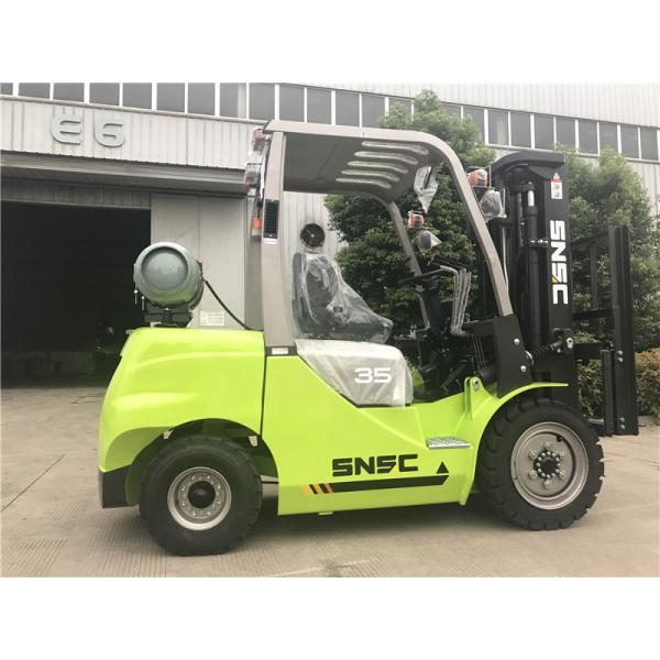 3.5tons Gas Engine Forklift with Side Shifter and Solid Tire Can Be Customized