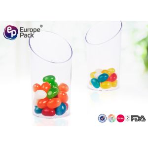 Disposable Plastic Dessert Containers Round Small 70Ml 2Oz Cake Container