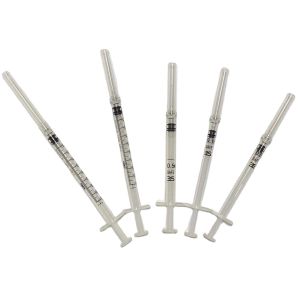 China Retractable Safety Medical Disposable Syringe Low Dead Space 0.009ml on sale