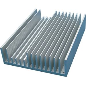 China Mill Finish  0.8mm Frequency Conversion Radiator Aluminum Profiles on sale