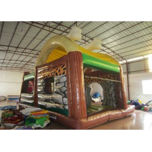 Safari park inflatable combo Stone Age inflatable combo primitive inflatable