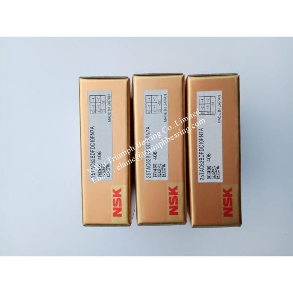 Quality NSK Ball Screw Support Bearings   25TAC62BDFDC10PN7A  (One set of 3 pcs) wholesale