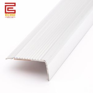 China Self Adhesive Stair Nosing Trim Aluminum Vinyl Flooring Step Edge Trim on sale