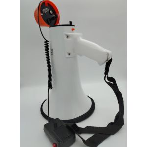 30W Wireless Megaphone Speaker Music Alarm Portable Lithium