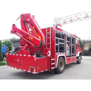 ISUZU 177kw Fire Department Truck Multipurpose For Emergency Rescue