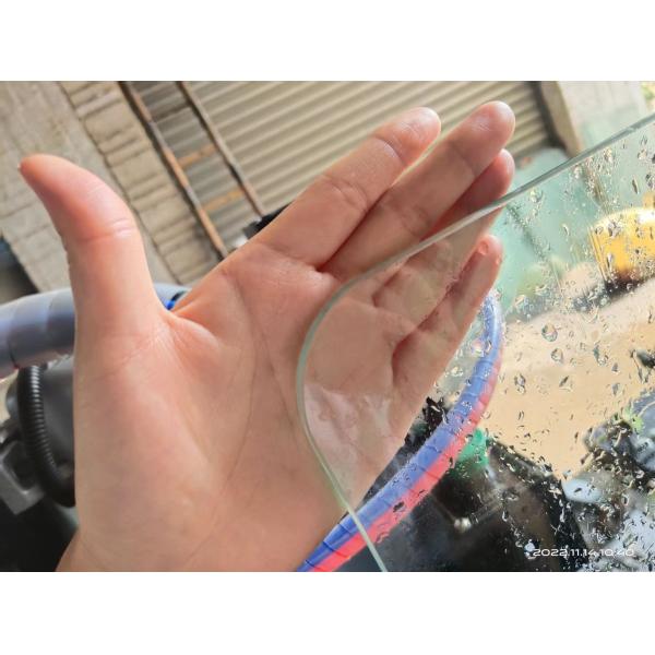 Customized Request Glass Mirror Coffee Table Processing Automatic Grinding