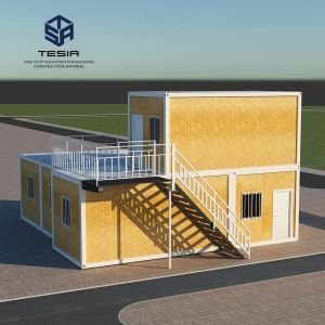 DIY Two Stoery Container House Light Steel Building Mobile Container House