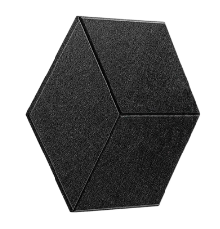 48 Basic Color Hexagon Acoustic Panel Sound Insulation Pad For Acoustic Treatment