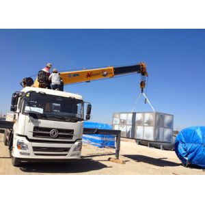 China SQS500K Telescopic Boom Truck Crane / trailer mounted cranes lifting height 24m on sale