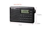 Display Handheld Bluetooth Radio 108MHZ Bluetooth Clock Radio With Folding