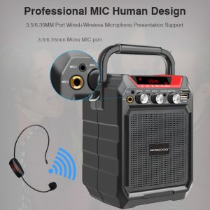 Remote Control Portable Wireless Bluetooth Speaker with UHF Wireless Megaphone