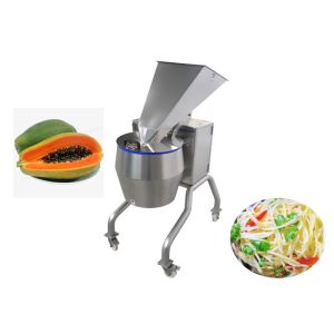 1.5KW Papaya Cutting Machine 3000kg/H Potato Chips Slicer With 12 Set Blade