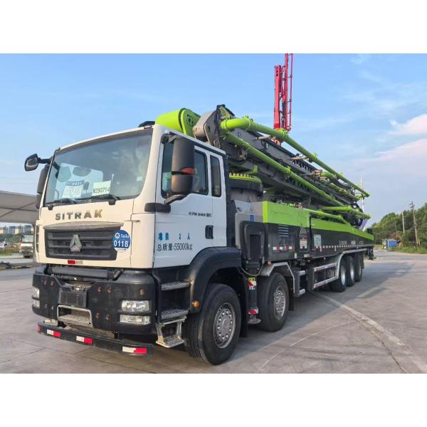 Quality Used Zoomlion 70M Concrete Pump Truck 180 m³/h Capacity wholesale