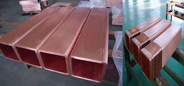 Ceramic Coating Copper Mould Tube For CCM Parabolic Taper Square Type High Withdrawal Speed