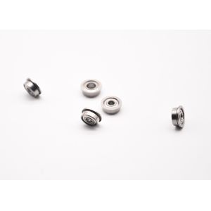 China Super Precision Miniature Deep Groove Ball Bearings MF74ZZ Size 4*7*2.5mm Flange Type on sale