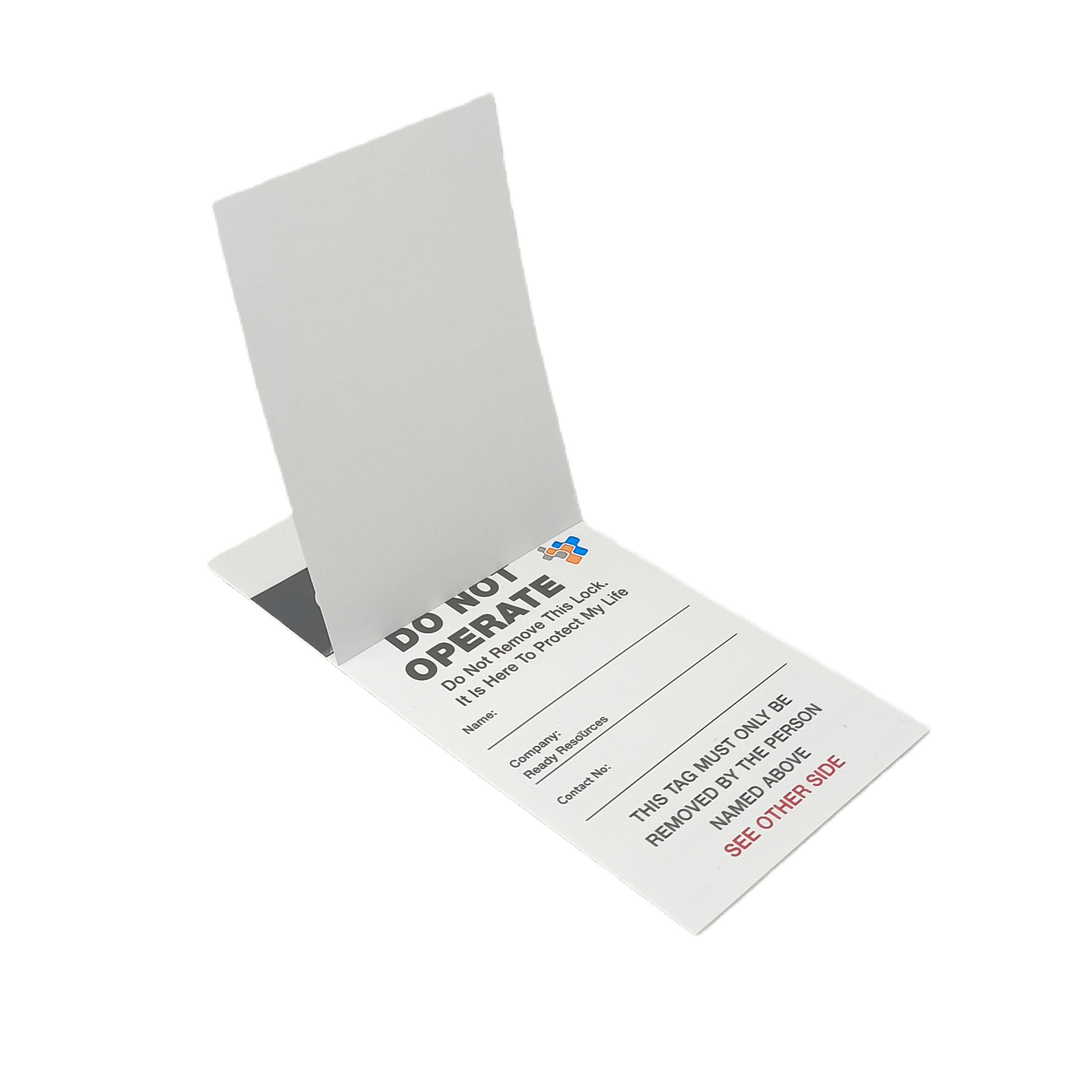 Customizable 146*76mm PVC Safety Tag with 0.25mm Thickness and CMYK Printing for