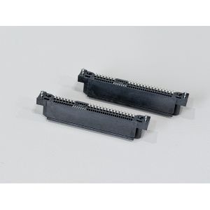 SAS 29P Female Connector, SMT, Gold-Plated 30U", PCB Mount, High-Speed Signal