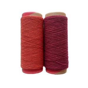 Ne6/Nm10 Regenerated Cotton Yarn Recycled Cotton Polyester Blended Yarn For