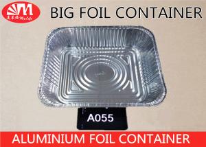 China Anti Heat Disposable Aluminum Foil Broiler Pans 36cm X 29cm X 7.5cm Size on sale