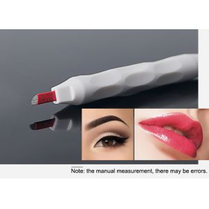 Cheap #12CF Oval White Manual Tattoo Pen , Eyebrow Miroblading pen for sale