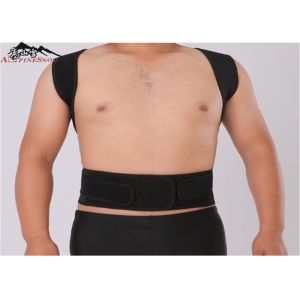 Cheap Black Correct Posture Breathable Supporting Waist Support Belt Unisex Waist And Back Support for sale