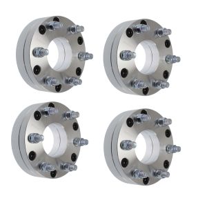China 6 Lug Chevy Wheel Spacers 6061 T6 , 5x5 To 6x5.5 Wheel Spacer Adapter Anodized on sale