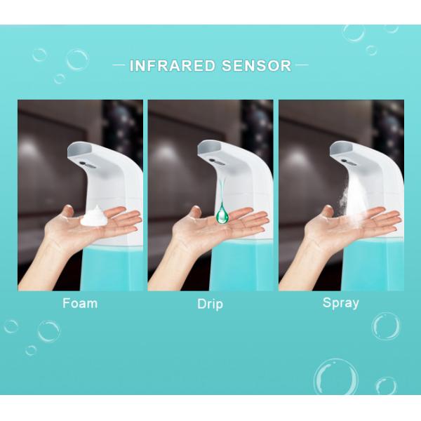 White Refillable Deck Mounted Automatic Soap Dispenser