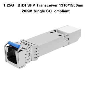 1.25G BIDI SFP Transceiver 20KM with Low Power Dissipation and Single SC