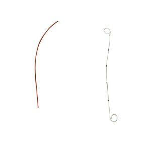 Double Pigtail Stone Stent Pigtail PU Hydrophilic Coating Drainage White