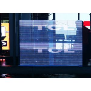 Ultra Thin P10 Transparent Video Wall High Brightnes Energy Efficient