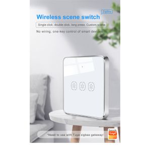 Zigbee Wireless Scene Switch 3Gang