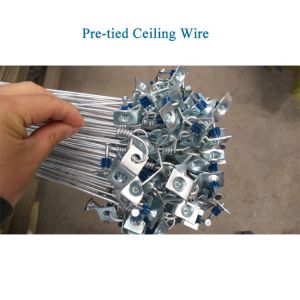 6ft 12 Gauge Galvanized Ceiling Tie Wire with 1-1/4" Pin And Clip