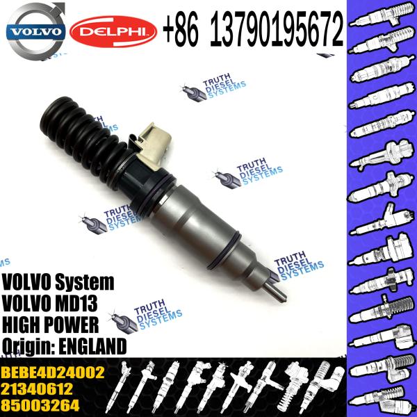 common rail injector 21340612 21371673 BEBE4D24002 for trucks VOL FH12 D13A D13D